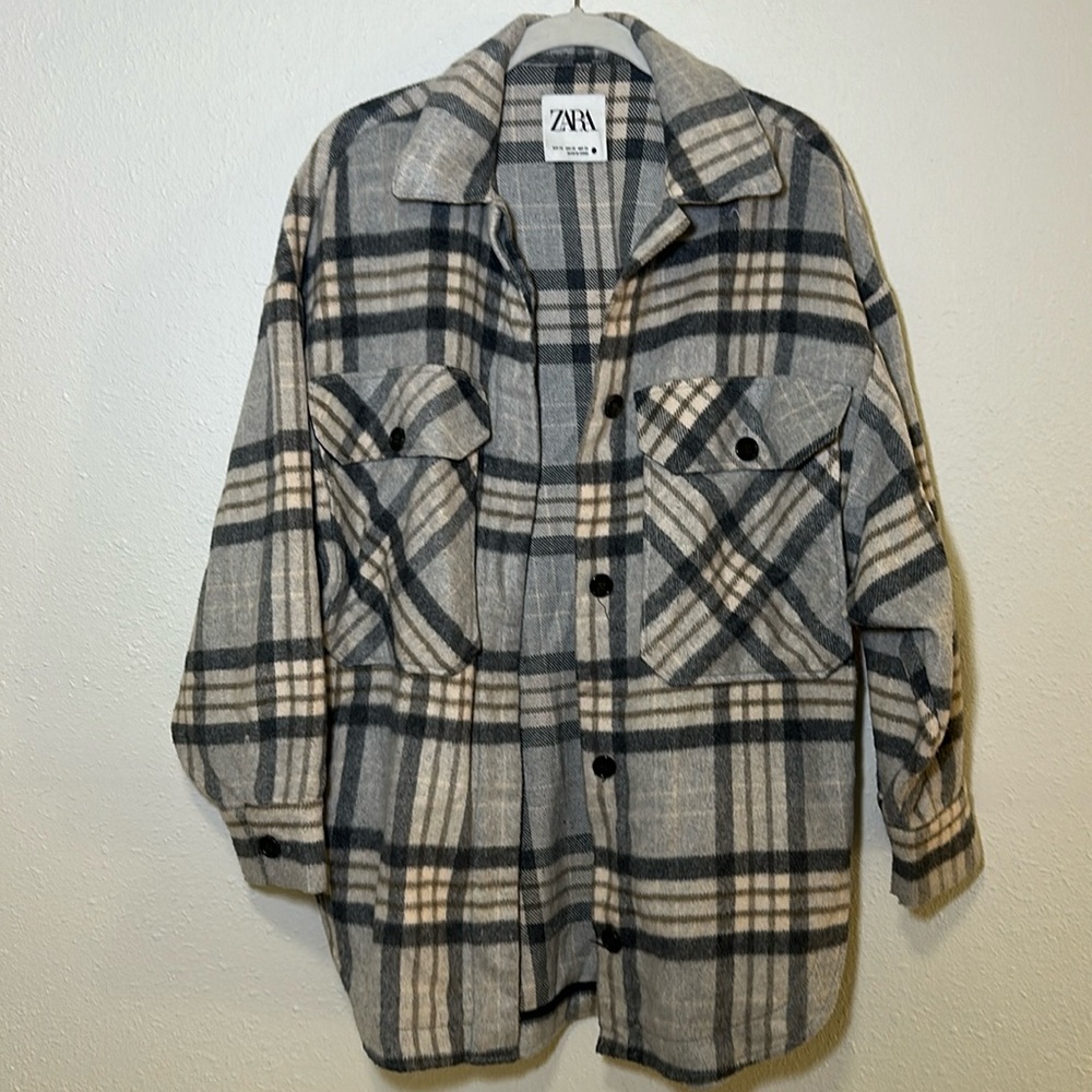 Oversized thick flannel/coat